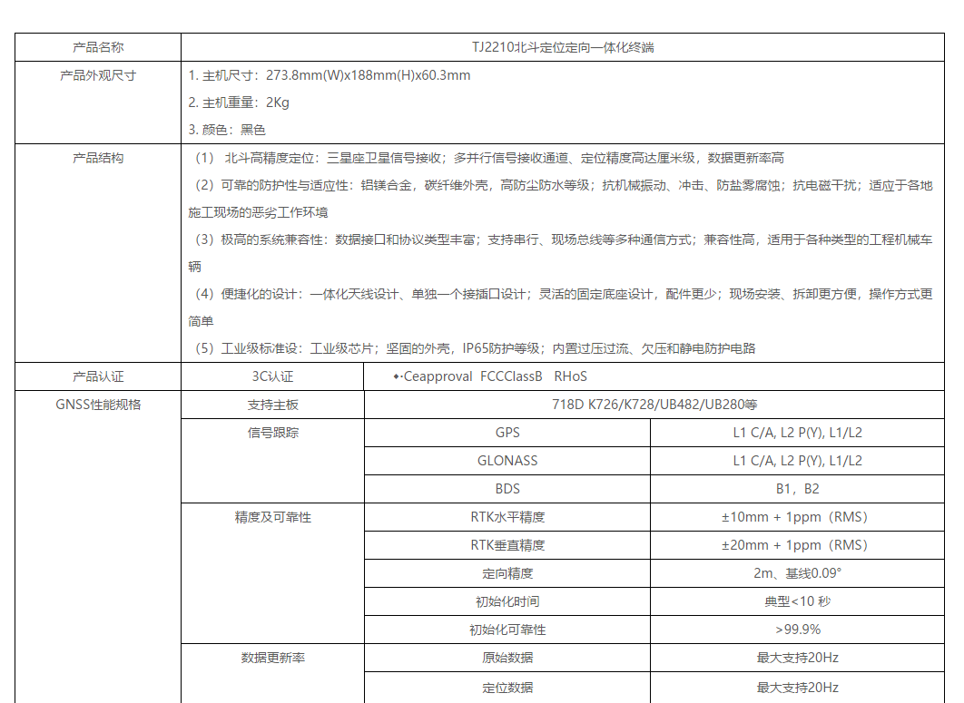 TJ2210定位定向一体化终端(图3)